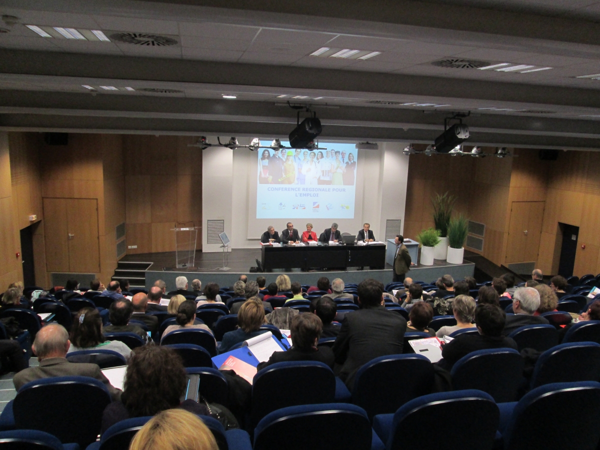 Conférence régionale pour l'emploi du 14 novembre 2013